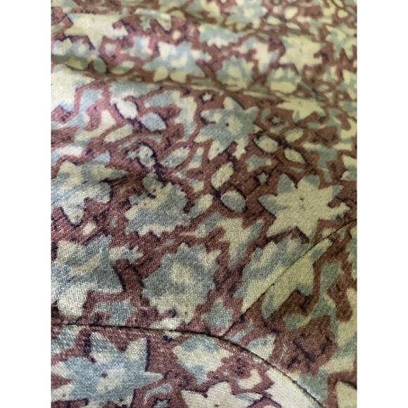 Mini a Ture Copenhagen Dress Plum Blue Cream Floral Drop Waist Twirl 110 / 5 - Picture 4 of 6